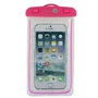 Muvit Life Funda Acuática Rosa Transparente para Dispositivos de hasta 6.2 pulgadas IPX8 con Correa